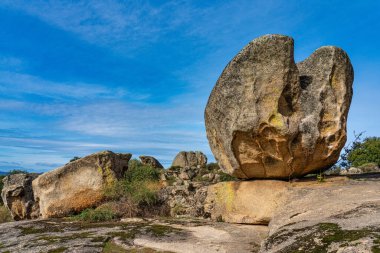 Los Barruecos Doğal Anıtı, Malpartida de Caceres, İspanya Extremadura.