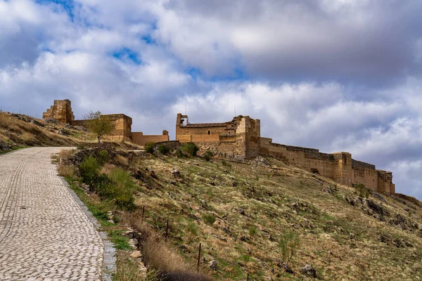 Alcazaba Reina Moorse Vesting Boven Reina Provincie Badajoz Extremadura Spanje — Stockfoto