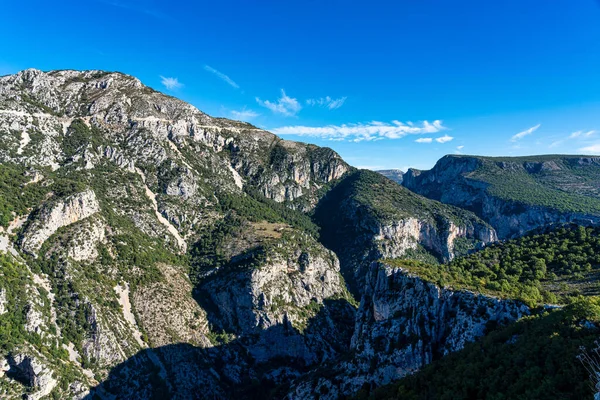 Verdon Gorge Gorges Verdon Incrível Paisagem Célebre Desfiladeiro Com Sinuoso — Fotografia de Stock