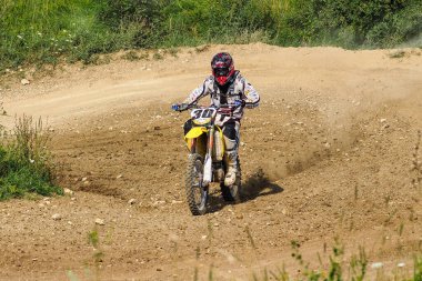 Windsberg, Almanya - 29 Haziran 2021: Motocross eğitimi Windsberg Almanya