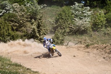 Windsberg, Almanya - 29 Haziran 2021: Motocross eğitimi Windsberg Almanya