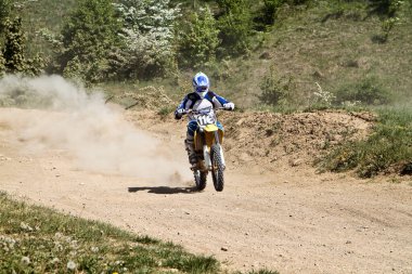 Windsberg, Almanya - 29 Haziran 2021: Motocross eğitimi Windsberg Almanya
