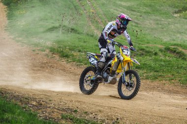 Warching, Almanya - 29 Haziran 2021: Warching Almanya 'da motokros eğitimi