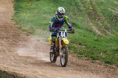 Warching, Almanya - 29 Haziran 2021: Warching Almanya 'da motokros eğitimi