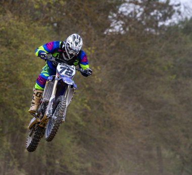 Warching, Almanya - 29 Haziran 2021: Warching Almanya 'da motokros eğitimi