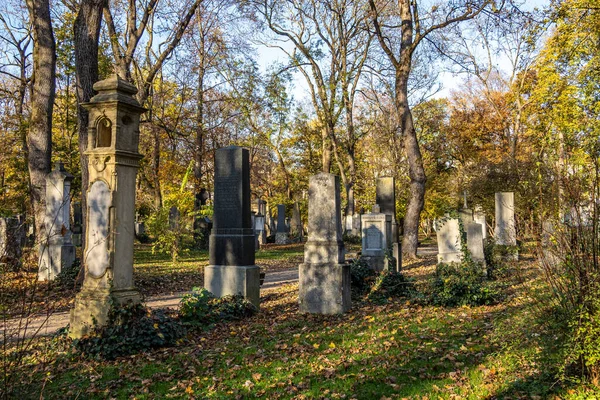 Munique Alemanha Nov 2020 Vista Famoso Cemitério Norte Velho Munique — Fotografia de Stock