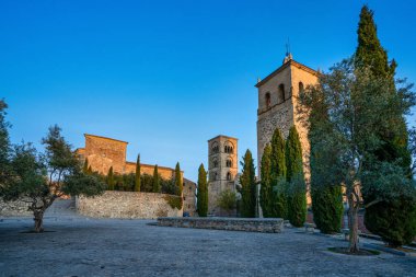 Santa Maria Kilisesi Belediye Başkanı Trujillo Caceres, Extremadura, İspanya