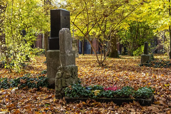 Uitzicht Beroemde Old North Cemetery Van München Duitsland Met Historische — Stockfoto