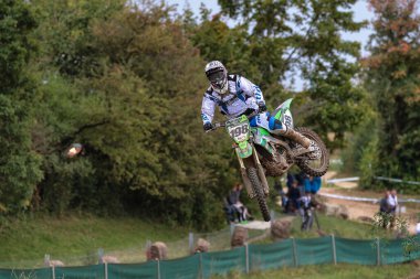 Windsberg, Almanya - 29 Haziran 2021: Motocross eğitimi Windsberg Almanya