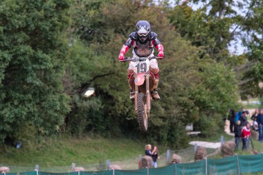Windsberg, Almanya - 29 Haziran 2021: Motocross eğitimi Windsberg Almanya