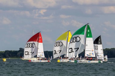 Travemuende, Almanya - 28 Temmuz 2018 Seyahat Haftası