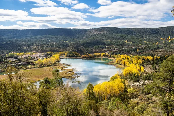 Una Lagoon Lagoon Located Town Una Province Cuenca Castilla Mancha — Stock Photo, Image