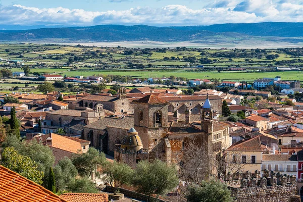 中世の町トルヒーリョ カセレス スペインのエクストレマドゥーラ — ストック写真
