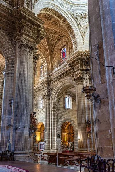 Interior Del Domo Catedral Jerez Frontera Catedral San Salvador Cádiz — Foto de Stock