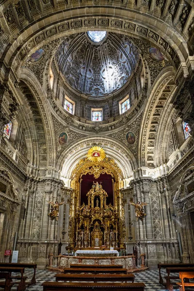 Interior Igreja San Miguel Cidade Velha Jerez Frontera Andaluzia Espanha — Fotografia de Stock