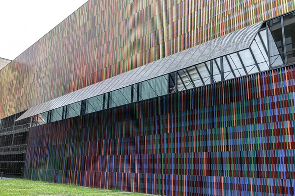 Modern Museum Building Munich Germany Symmetry Minimalism — Stock Photo, Image