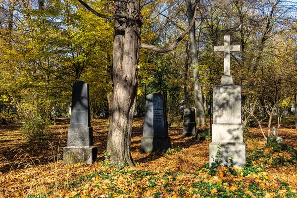 Monachium Niemcy Lis 2021 Widok Słynnego Starego Cmentarza Północnego Monachium — Zdjęcie stockowe