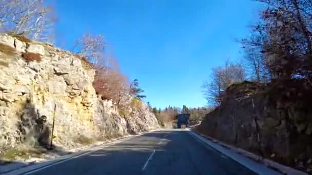 Conduciendo Por Valle Del Roncal Valle Roncal Navarra Navarra España — Vídeo de stock