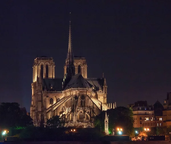 Catedral Notre Dame Paris Una Catedral Gótica Católica Romana Más — Foto de Stock