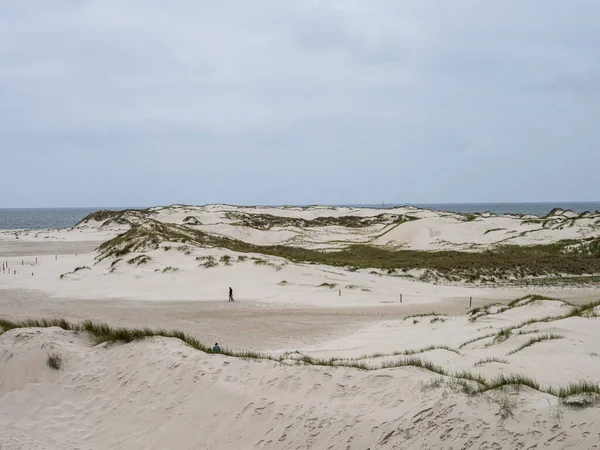 Zandduinlandschap Genaamd Planken Weg Het Eiland Amrum Duitsland Noord Friesland — Stockfoto