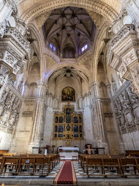 San Juan de los Reyes Manastırı 'nın İçi Eski Toledo, İspanya, UNESCO Dünya Mirası