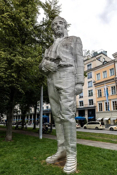 Munich Germany Jul 2021 Statue Maximilian Josef Garnerin Count Von — 图库照片