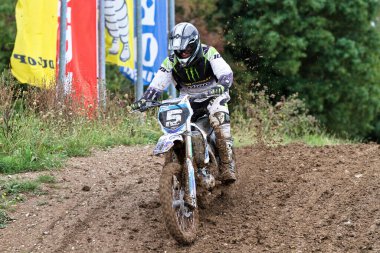 Windsberg, Almanya - 29 Haziran 2021: Motocross eğitimi Windsberg Almanya
