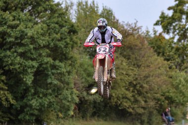 Windsberg, Almanya - 29 Haziran 2021: Motocross eğitimi Windsberg Almanya