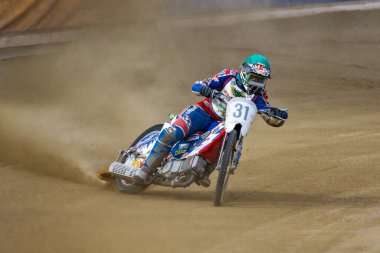 Pfarrkirchen, Almanya - 09 Eylül 2018: Almanya 'nın Pfarrkirchen kentinde uluslararası toprak yol yarışı