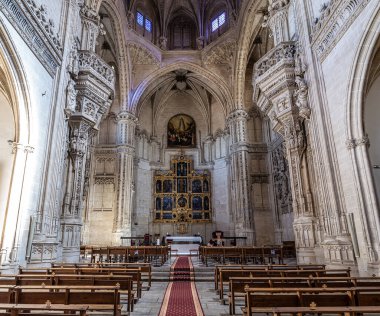 San Juan de los Reyes Manastırı 'nın İçi Eski Toledo, İspanya, UNESCO Dünya Mirası