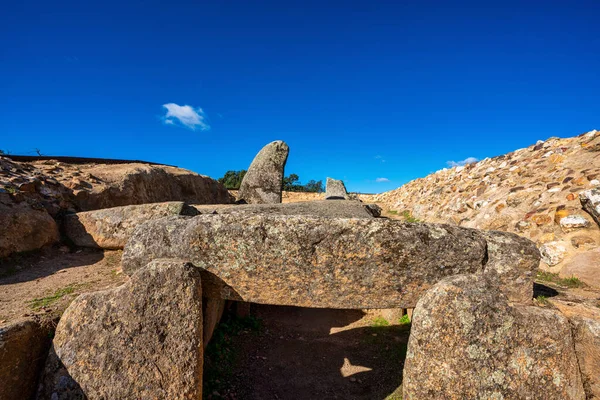 Dolmen Lacara Câmara Funerária Edifício Megalítico Antigo Perto Nava Santiago — Fotografia de Stock