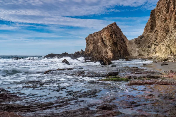 Cabo Gata Nijar Parkında Bulunan Sirens Resifi Spanya Almerya — Stok fotoğraf