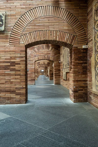 Museo Nacional Arte Romano Proyectado Por Famoso Arquitecto Español Rafael — Foto de Stock