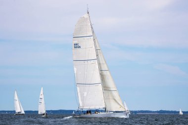Travemuende, Almanya - 28 Temmuz 2018 Seyahat Haftası