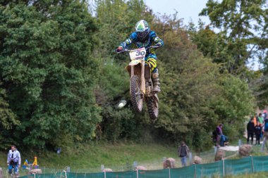 Windsberg, Almanya - 29 Haziran 2021: Motocross eğitimi Windsberg Almanya