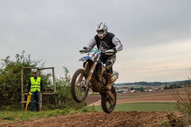 Windsberg, Almanya - 29 Haziran 2021: Motocross eğitimi Windsberg Almanya