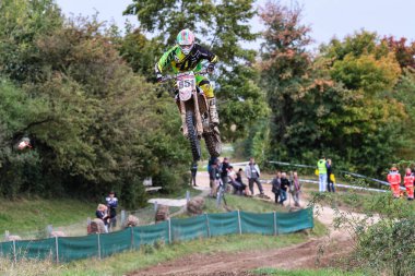 Windsberg, Almanya - 29 Haziran 2021: Motocross eğitimi Windsberg Almanya