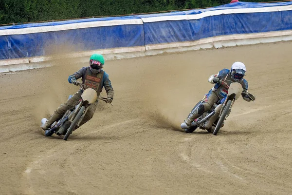 Pfarrkirchen, Almanya - 09 Eylül 2018: Almanya 'nın Pfarrkirchen kentinde uluslararası toprak yol yarışı