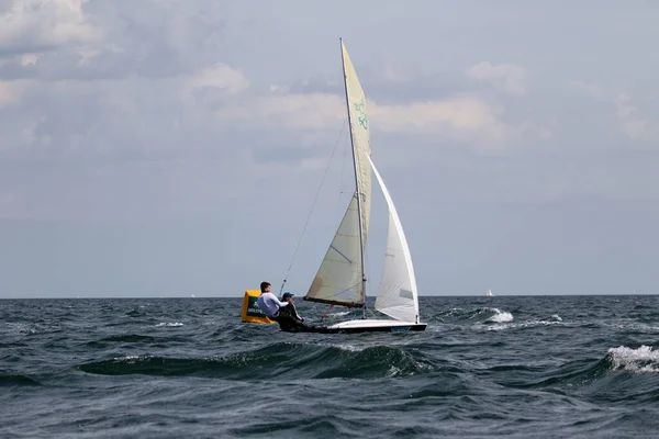 Travemuende Alemania Julio 2018 Veleros Semana Vela Travemuende Alemania Mar — Foto de Stock