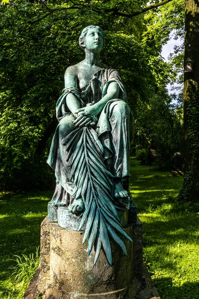 Monachium Niemcy Lip 2021 Widok Słynnego Starego Cmentarza Północnego Monachium — Zdjęcie stockowe