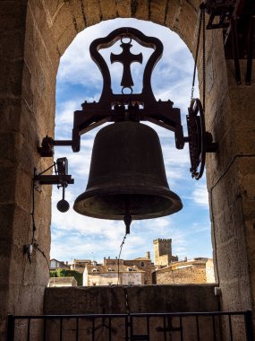 Caceres, Extremadura, İspanya 'daki Santa Maria de la Asuncion Katedrali.
