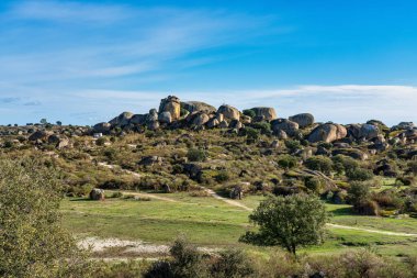 Los Barruecos Doğal Anıtı, Malpartida de Caceres, İspanya Extremadura.