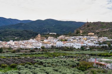 Purchena köyü Sierra de Los Filabres, Almeria Eyaleti, Endülüs, İspanya.