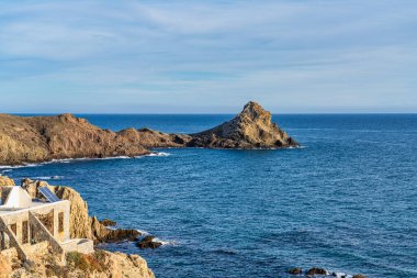 Cabo de Gata Nijar parkında bulunan Sirens Resifi, İspanya 'da Almerya