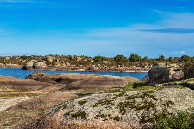 Los Barruecos Doğal Anıtı, Malpartida de Caceres, İspanya Extremadura.