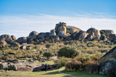 Los Barruecos Doğal Anıtı, Malpartida de Caceres, İspanya Extremadura.