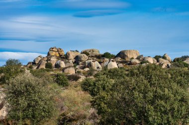 Los Barruecos Doğal Anıtı, Malpartida de Caceres, İspanya Extremadura.