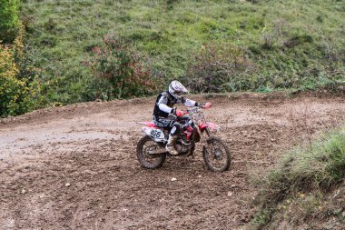 Windsberg, Almanya - 29 Haziran 2021: Motocross eğitimi Windsberg Almanya