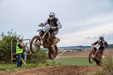 Windsberg, Almanya - 29 Haziran 2021: Motocross eğitimi Windsberg Almanya