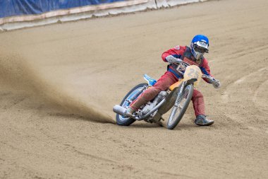 Pfarrkirchen, Almanya - 09 Eylül 2018: Almanya 'nın Pfarrkirchen kentinde uluslararası toprak yol yarışı